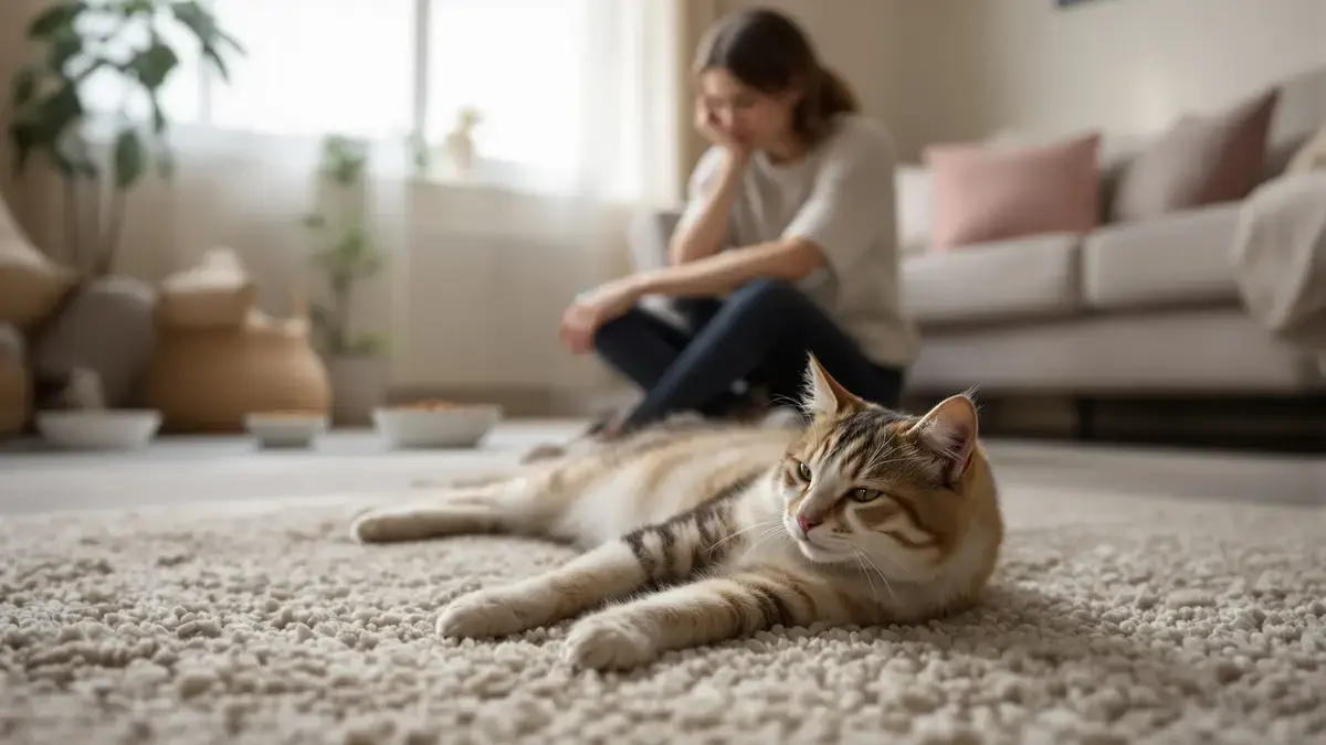 Questi segni indicano che il tuo gatto sta lentamente perdendo la sua gioia di vivere, anche in un ambiente apparentemente ideale