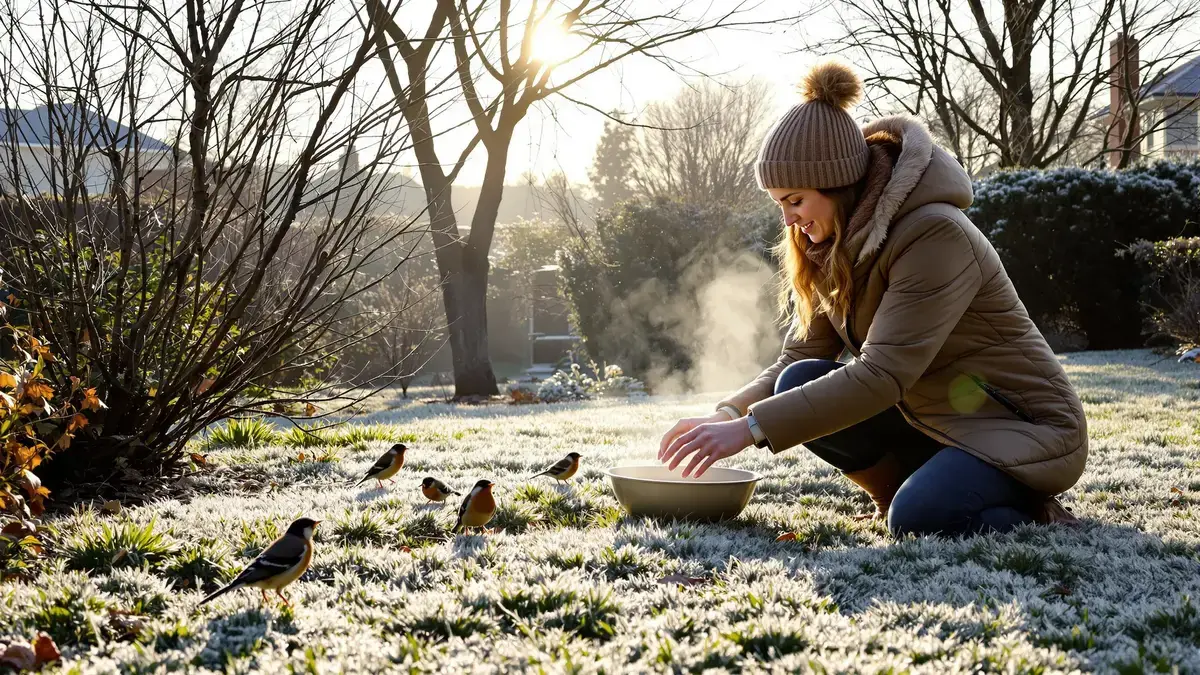 Questo gesto di 30 secondi in inverno potrebbe salvare non solo il tuo giardino, ma anche gli uccelli che sottovaluti