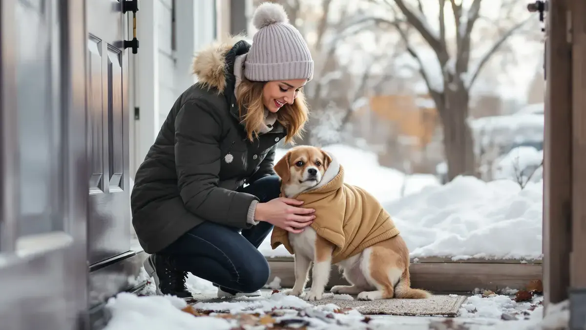 Vestire il cane quando fa freddo: ciò che osservando il mio cane ho imparato lo scorso inverno